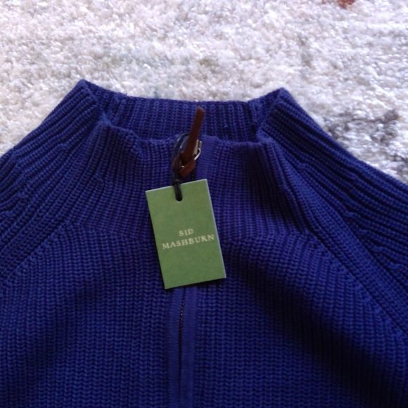 Sid Mashburn Other - Sid Mashburn Cotton Quarter Zip Sweater XL